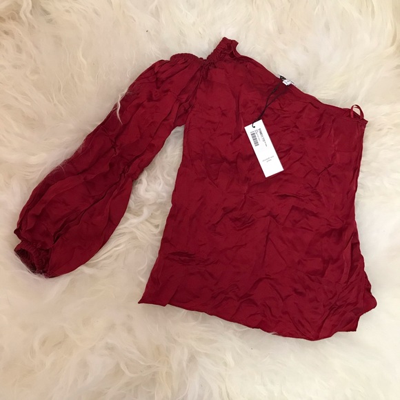 ELIZABETH AND JAMES DENISSA PLEATED ONE SHOULDER - Picture 3 of 8